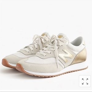 New Balance x J.Crew 520 | White with Gold Accents | 11